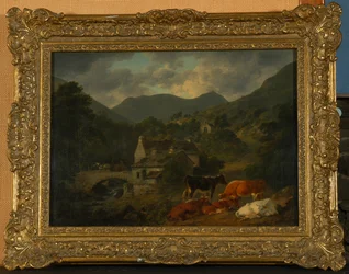 Buttermere Bridge and Church from The Fish Inn, 1813